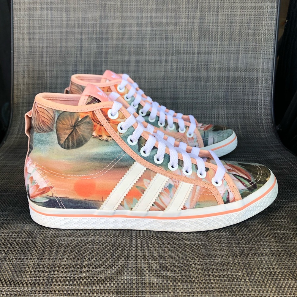 Adidas Honey Mid Farm Tropical Dust Pink Sneakers Women’s Size 7